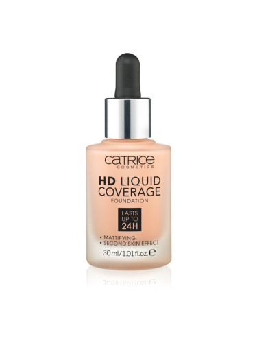 Catrice HD Liquid Coverage фон дьо тен цвят 020 Rose Beige 30 мл.