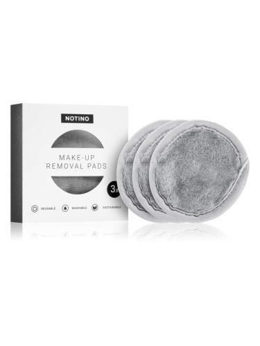 Notino Spa Collection Make-up removal pads тампони за почистване на грим цвят Grey 3 бр.