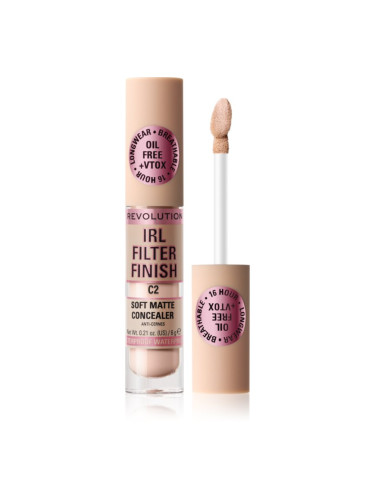 Revolution IRL Filter дълготраен коректор за пълно покритие цвят C2 6 гр.