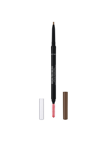 Rimmel Brow Pro Micro автоматичен молив за вежди цвят 002 Soft Brown 0.09 гр.