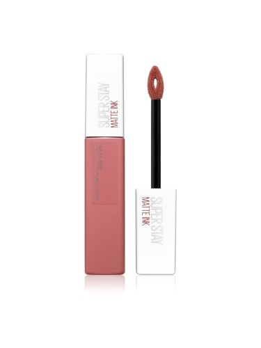 MAYBELLINE NEW YORK SuperStay Matte Ink матиращо течно червило за дълготраен ефект цвят 65 Seductress 5 мл.