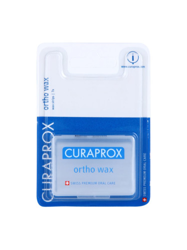 Curaprox Ortho Wax ортодонтичен восък за брекети 7 бр.