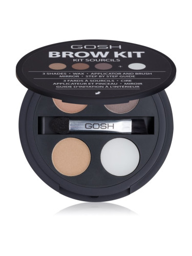 GOSH COPENHAGEN Brow Kit комплект за вежди 001 2.82 гр.