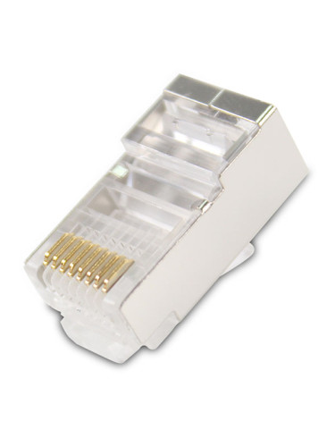 VCom конектори UTP connectors Cat6 STP/Shielded/RJ45 - 20pcs pack - NM