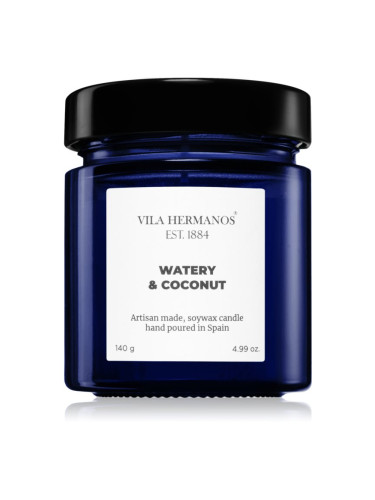 Vila Hermanos Apothecary Cobalt Blue Watery & Coconut ароматна свещ 140 гр.