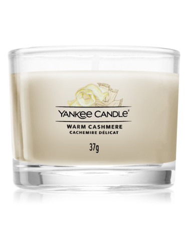Yankee Candle Warm Cashmere вотивна свещ glass 37 гр.