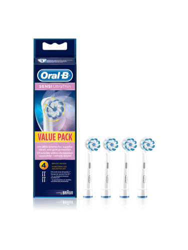 Oral B Sensitive Ultra Thin резервни глави за четка за зъби 4 бр.