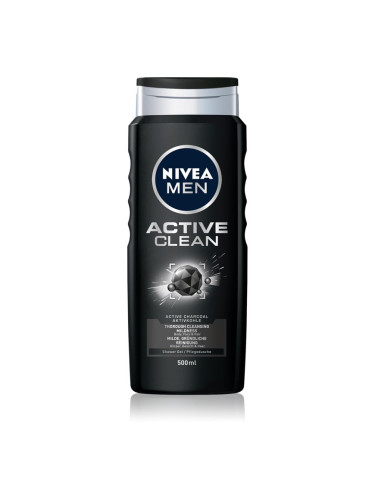 NIVEA MEN Active Clean душ гел за мъже 500 мл.