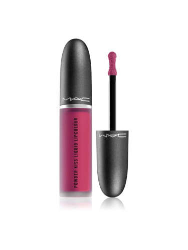 MAC Cosmetics Powder Kiss Liquid Lipcolour матиращо течно червило цвят Make it Fashun! 5 мл.