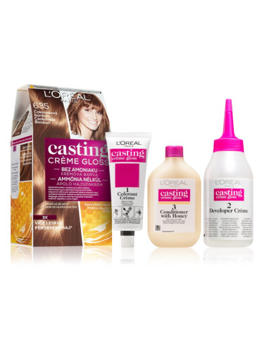 L’Oréal Paris Casting Creme Gloss боя за коса цвят 635 Chocolate Candy 1 бр.