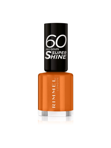 Rimmel 60 Seconds Super Shine лак за нокти цвят 151 Tan Lines Good Times 8 мл.