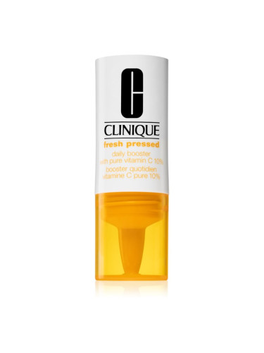 Clinique Fresh Pressed™ Daily Booster with Pure Vitamin C 10% озаряващ серум с витамин С против стареене на кожата 4x8,5 мл.