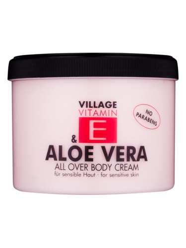 Village Vitamin E Aloe Vera крем за тяло 500 мл.