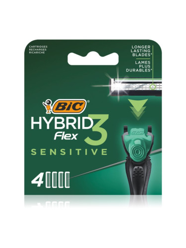 BIC FLEX3 Hybrid Sensitive Резервни остриета 4 бр.