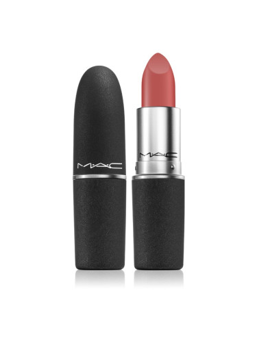 MAC Cosmetics Powder Kiss Lipstick матиращо червило цвят Brickthrough 3 гр.