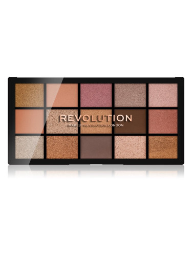 Makeup Revolution Reloaded палитра от сенки за очи цвят Fundamental 15x1,1 гр.