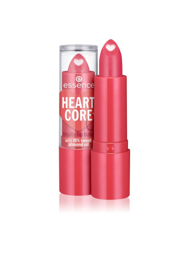 Essence HEART CORE балсам за устни цвят 02 Strawberry 3 гр.