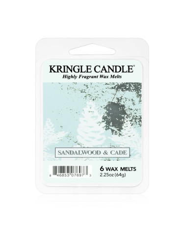 Kringle Candle Sandalwood & Cade восък за арома-лампа 64 гр.