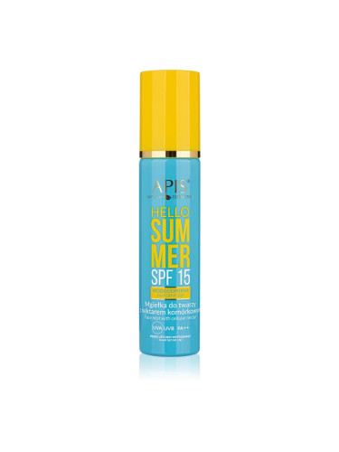 Apis Natural Cosmetics Hello Summer слънцезащитна мъгла за лице SPF 15 150 мл.
