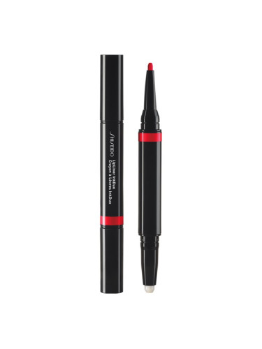 Shiseido LipLiner InkDuo червило и молив за контур за устни с балсам цвят 08 True Red 1.1 гр.