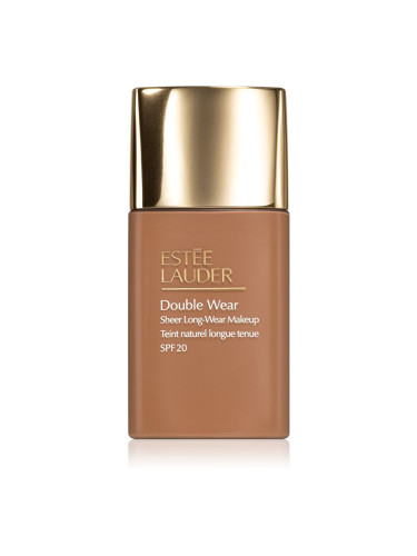 Estée Lauder Double Wear Sheer Long-Wear Makeup SPF 20 лек матиращ фон дьо тен SPF 20 цвят 5W2 Rich Caramel 30 мл.