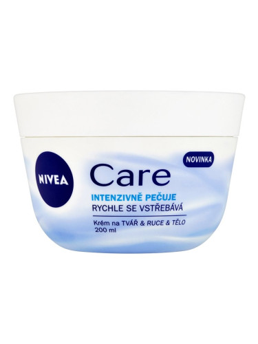 Nivea Care подхранващ крем 200 мл.