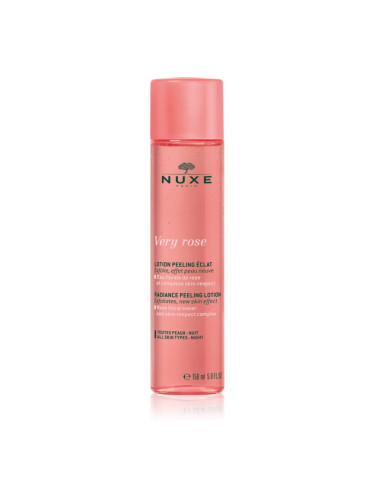 Nuxe Very Rose озаряващ пилинг за всички типове кожа на лицето 150 мл.