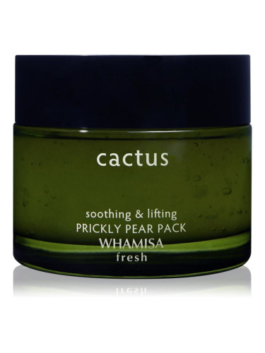 WHAMISA Cactus Prickly Pear Pack хидратираща гел маска интензивно възстановяване и разтягане на кожата 100 гр.