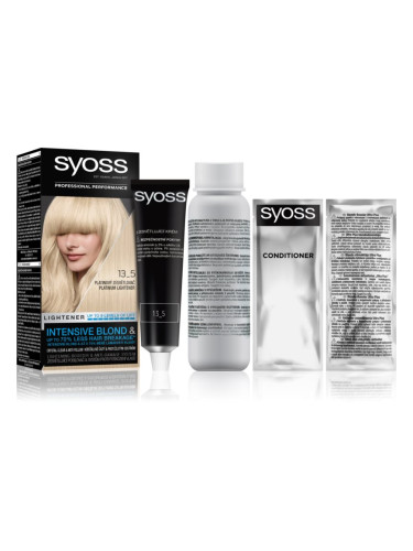Syoss Intensive Blond обезцветител за изсветляване на косата цвят 13-5 Platinum Lightener