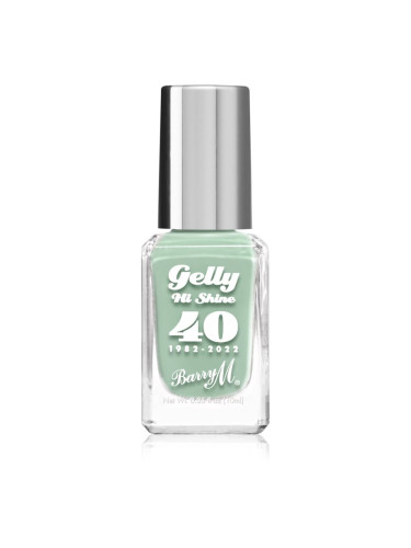 Barry M Gelly Hi Shine "40" 1982 - 2022 лак за нокти цвят Eucalyptus 10 мл.