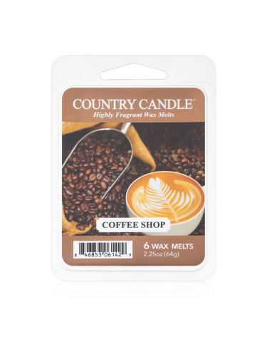 Country Candle Coffee Shop восък за арома-лампа 64 гр.