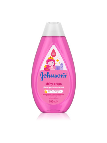 Johnson's® Shiny Drops нежен шампоан за деца 500 мл.