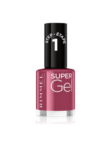 Rimmel Super Gel гел лак за нокти без използване на UV/LED лампа цвят 030 Wild Gal 12 мл.