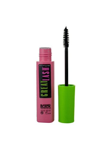 MAYBELLINE NEW YORK Great Lash Blackest Black спирала цвят Blackest Black 12.5 мл.