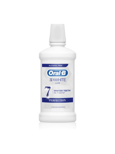 Oral B 3D White Luxe вода за уста с избелващ ефект 500 мл.