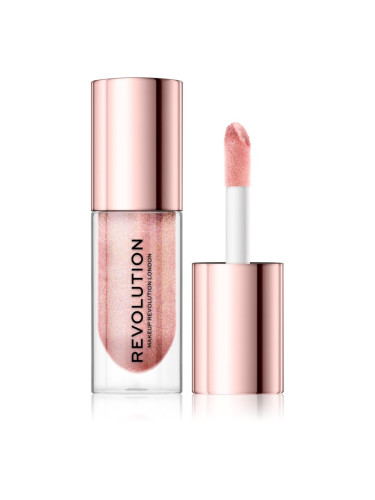 Makeup Revolution Shimmer Bomb блясък за устни с блестящи частици цвят Glimmer 4.6 мл.