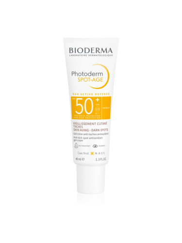 Bioderma Photoderm Spot-Age крем за загар против стареене на кожата SPF 50+ 40 мл.