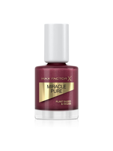 Max Factor Miracle Pure дълготраен лак за нокти цвят 373 Regal Garnet 12 мл.