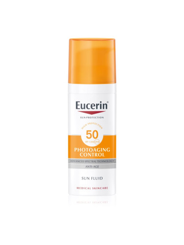 Eucerin Sun Photoaging Control защитна емулсия против бръчки SPF 50 50 мл.