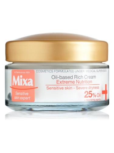 MIXA Extreme Nutrition богат хидратиращ крем с масло от иглика 50 мл.