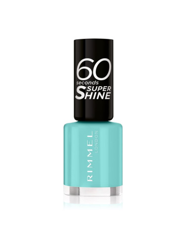 Rimmel 60 Seconds Super Shine лак за нокти цвят 878 Roll In The Grass 8 мл.