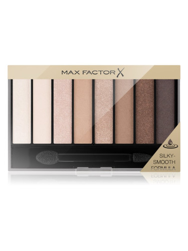 Max Factor Masterpiece Nude Palette палитра от сенки за очи цвят 001 Cappuccino Nudes 6,5 гр.