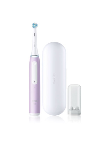 Oral B iO4 електрическа четка за зъби с калъфка Lavender
