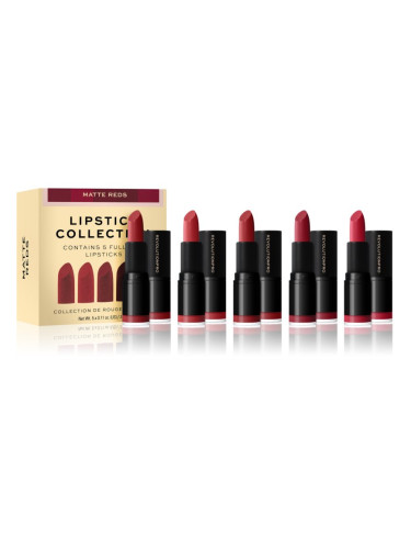 Revolution PRO Lipstick Collection комплект червила цвят Matte Reds 5 бр.