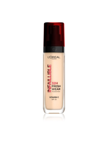 L’Oréal Paris Infaillible 32H Fresh Wear дълготраен течен фон дьо тен цвят 015 NEUTRAL / NEUTRE 30 мл.