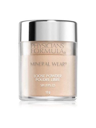 Physicians Formula Mineral Wear® Diamond Loose Powder насипен минерален пудров фон дьо тен цвят Translucent Light 12 гр.