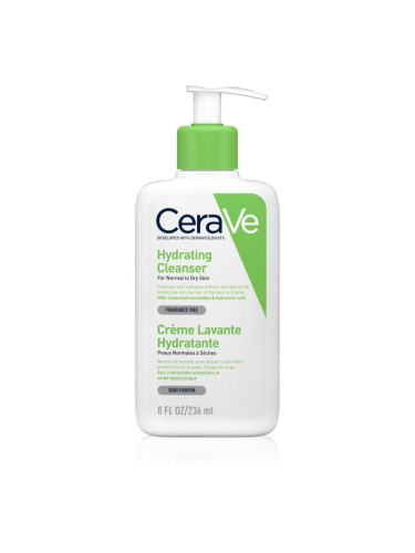 CeraVe Cleansers Hydrating Cleanser почистваща емулсия с хидратиращ ефект 236 мл.
