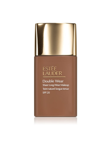 Estée Lauder Double Wear Sheer Long-Wear Makeup SPF 20 лек матиращ фон дьо тен SPF 20 цвят 7W1 Deep Spice 30 мл.