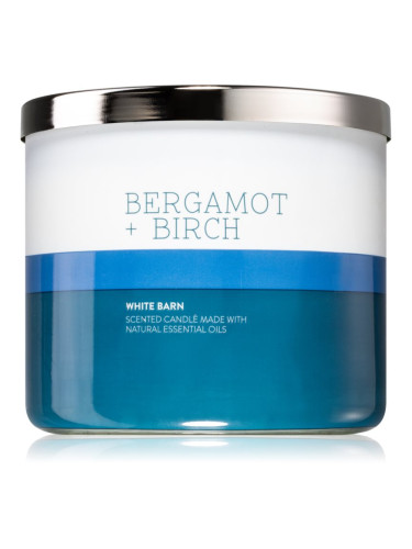 Bath & Body Works Bergamot + Birch ароматна свещ 411 гр.