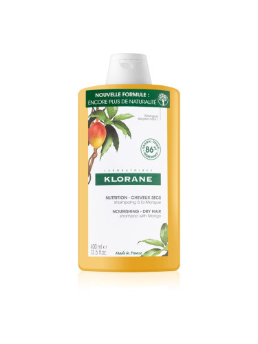 Klorane Mango интензивен подхранващ шампоан за суха коса 400 мл.